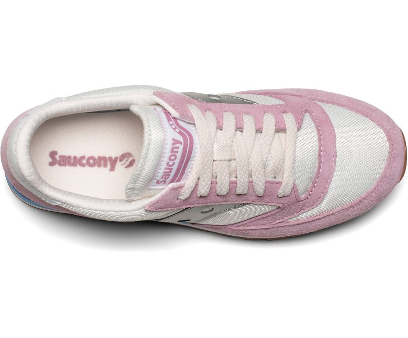 Női Saucony Jazz 81 Originals Fehér Rózsaszín Szürke | HU 256VRW